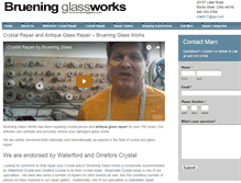 Tablet Screenshot of brueningglass.com